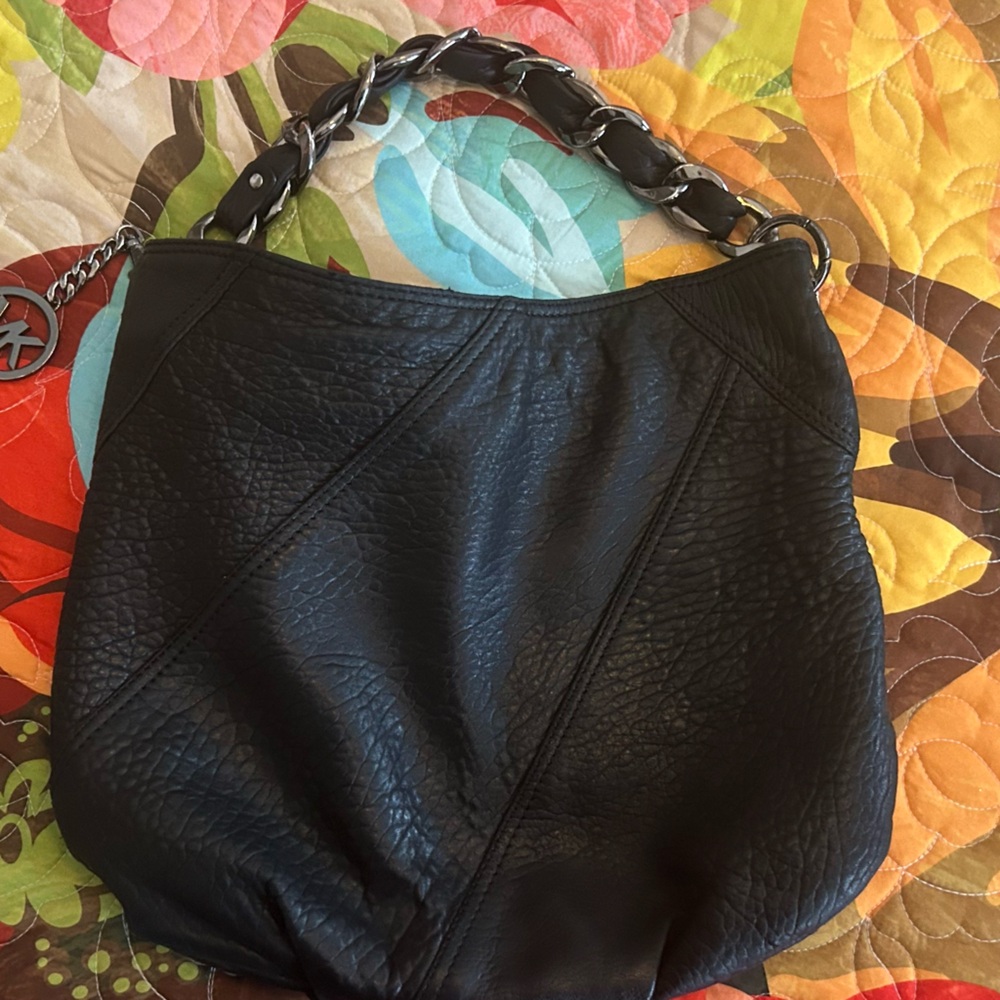 Michael Kors Black Leather Bag